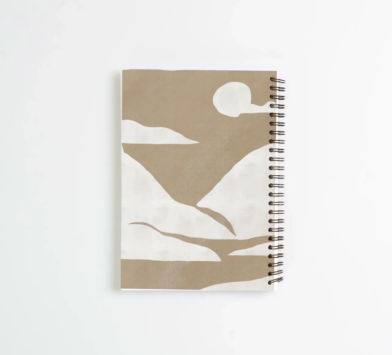 Minimal landscape cut out spiral notebook by Little Dean