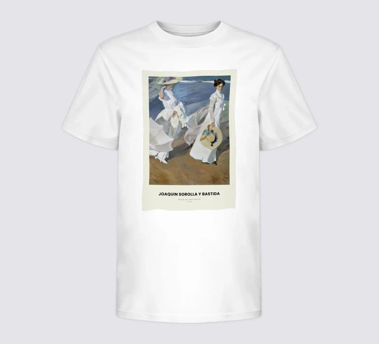 Sorolla y Bastida - Walk on the Beach t-shirt bambini da Vintage by JUNIQE