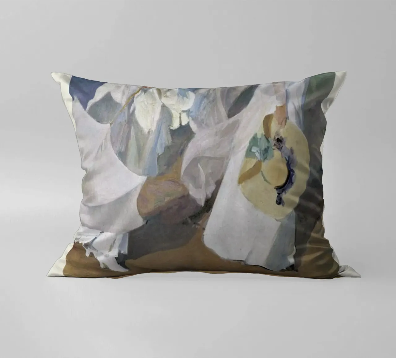 Sorolla y Bastida - Walk on the Beach cuscino da Vintage by JUNIQE
