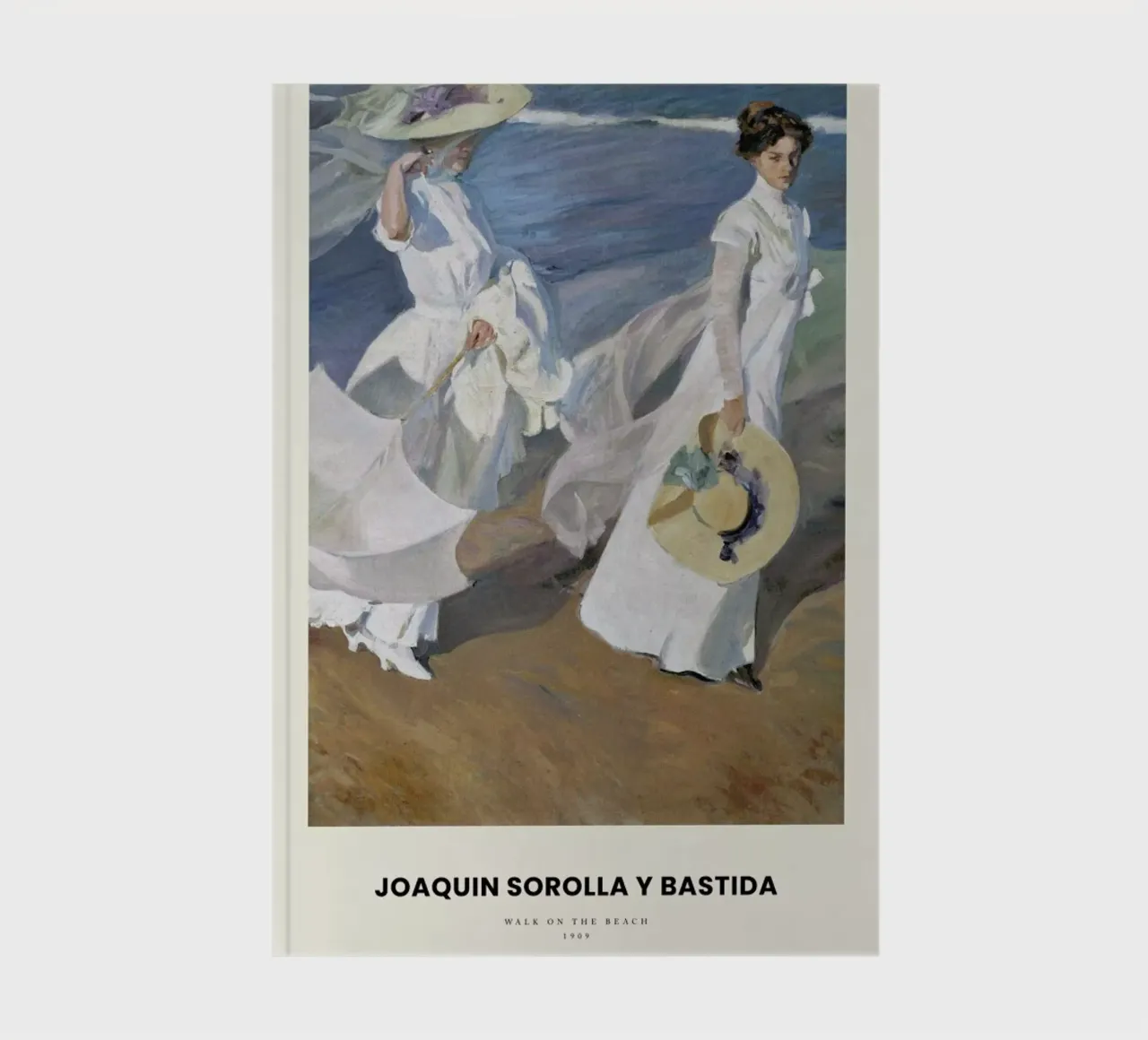 Sorolla y Bastida - Walk on the Beach notebook by Vintage by JUNIQE