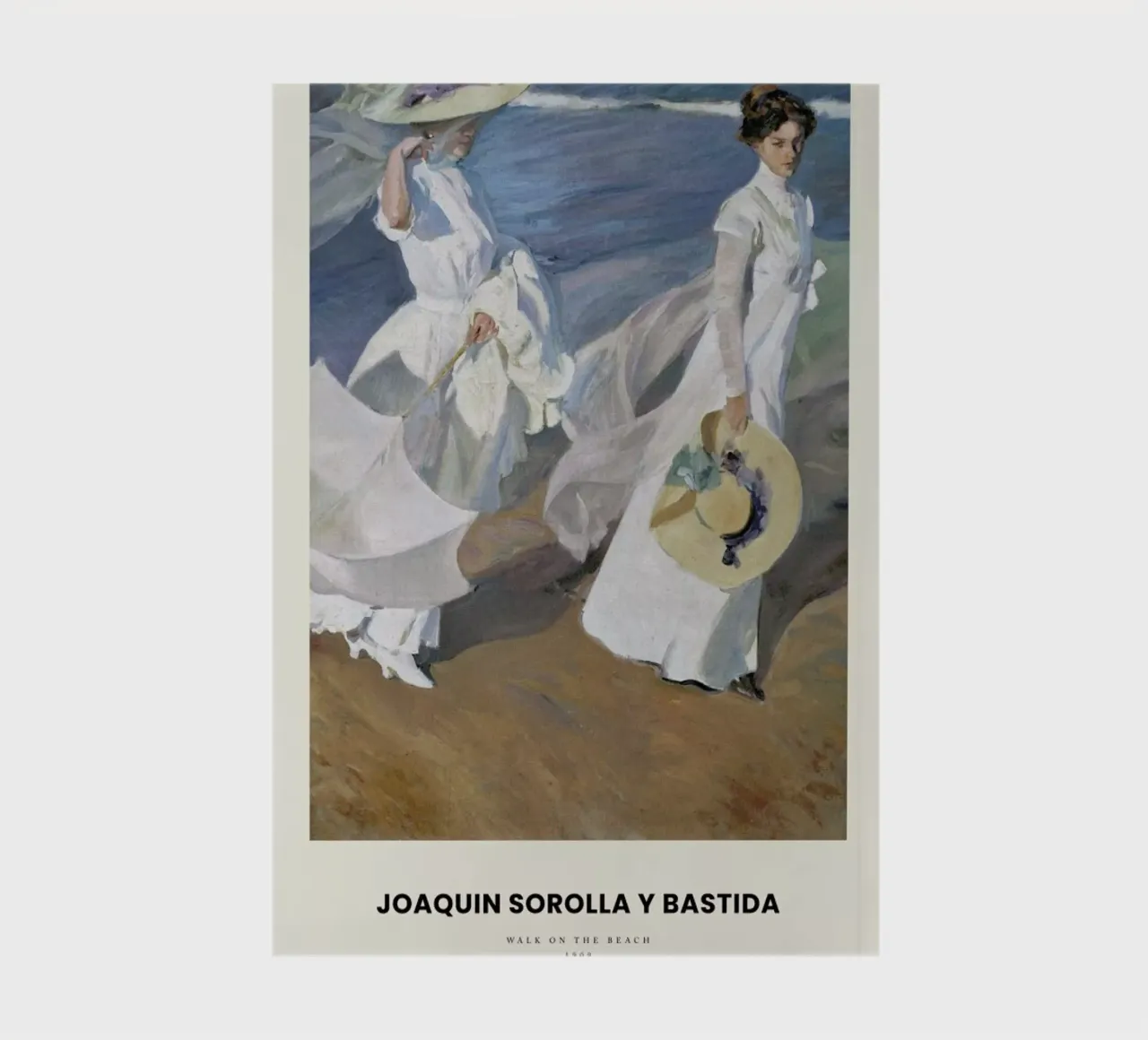 Sorolla y Bastida - Walk on the Beach notebook by Vintage by JUNIQE