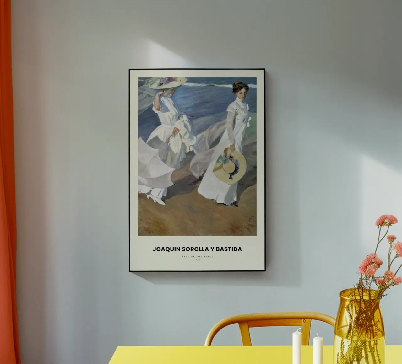 Sorolla y Bastida - Walk on the Beach plexiglass da Vintage by JUNIQE