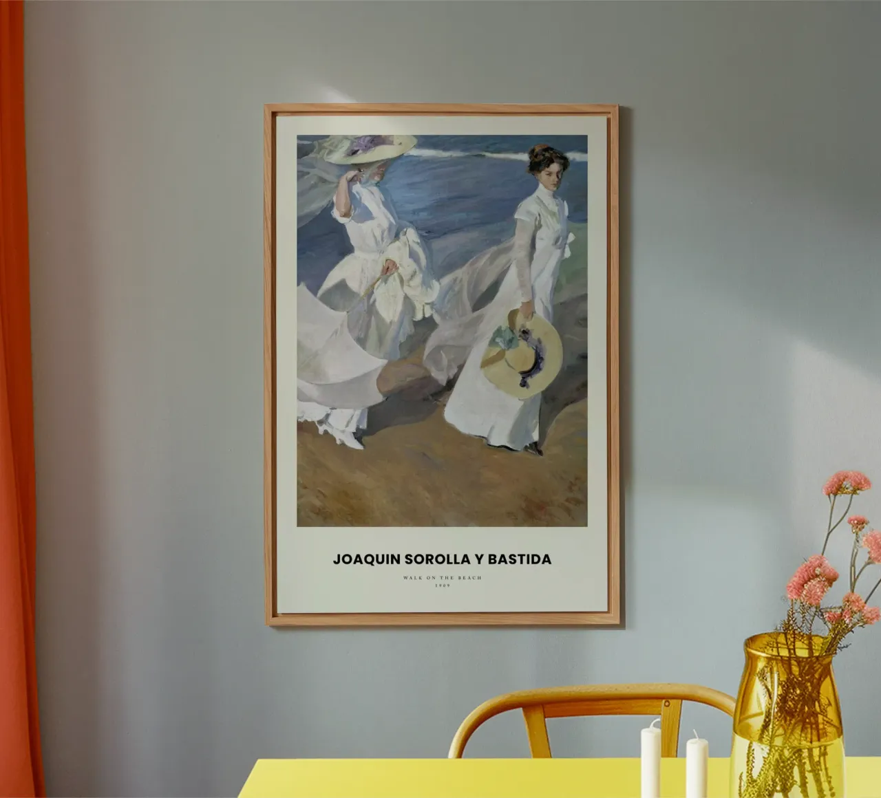 Sorolla y Bastida - Walk on the Beach alluminio dibond da Vintage by JUNIQE