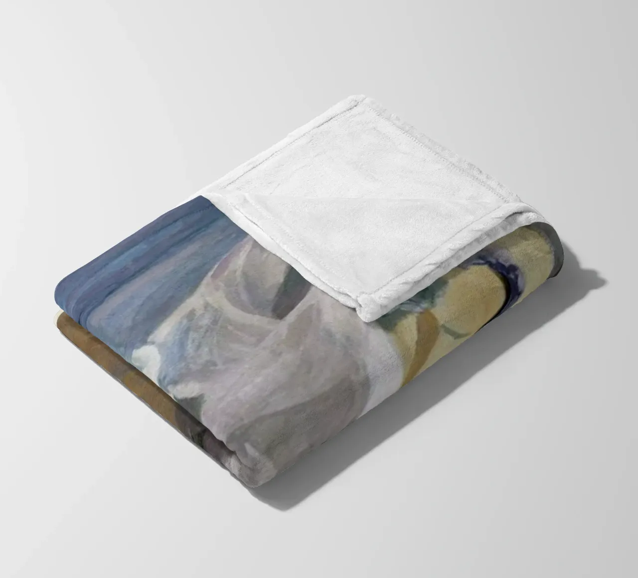 Sorolla y Bastida - Walk on the Beach coperta in pile da Vintage by JUNIQE