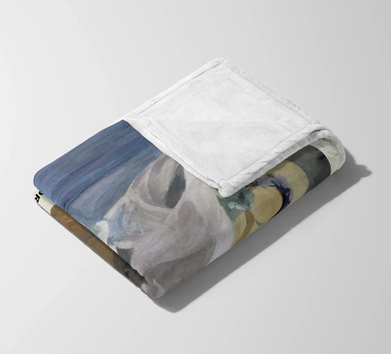Sorolla y Bastida - Walk on the Beach coperta in pile da Vintage by JUNIQE