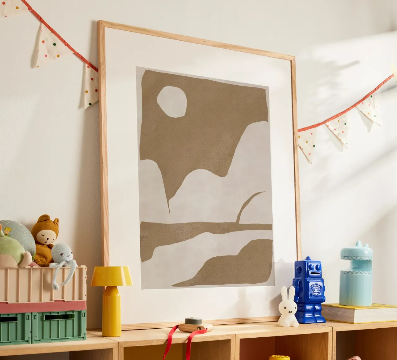 Minimal landscape cut out 02 hahnemühle by Little Dean