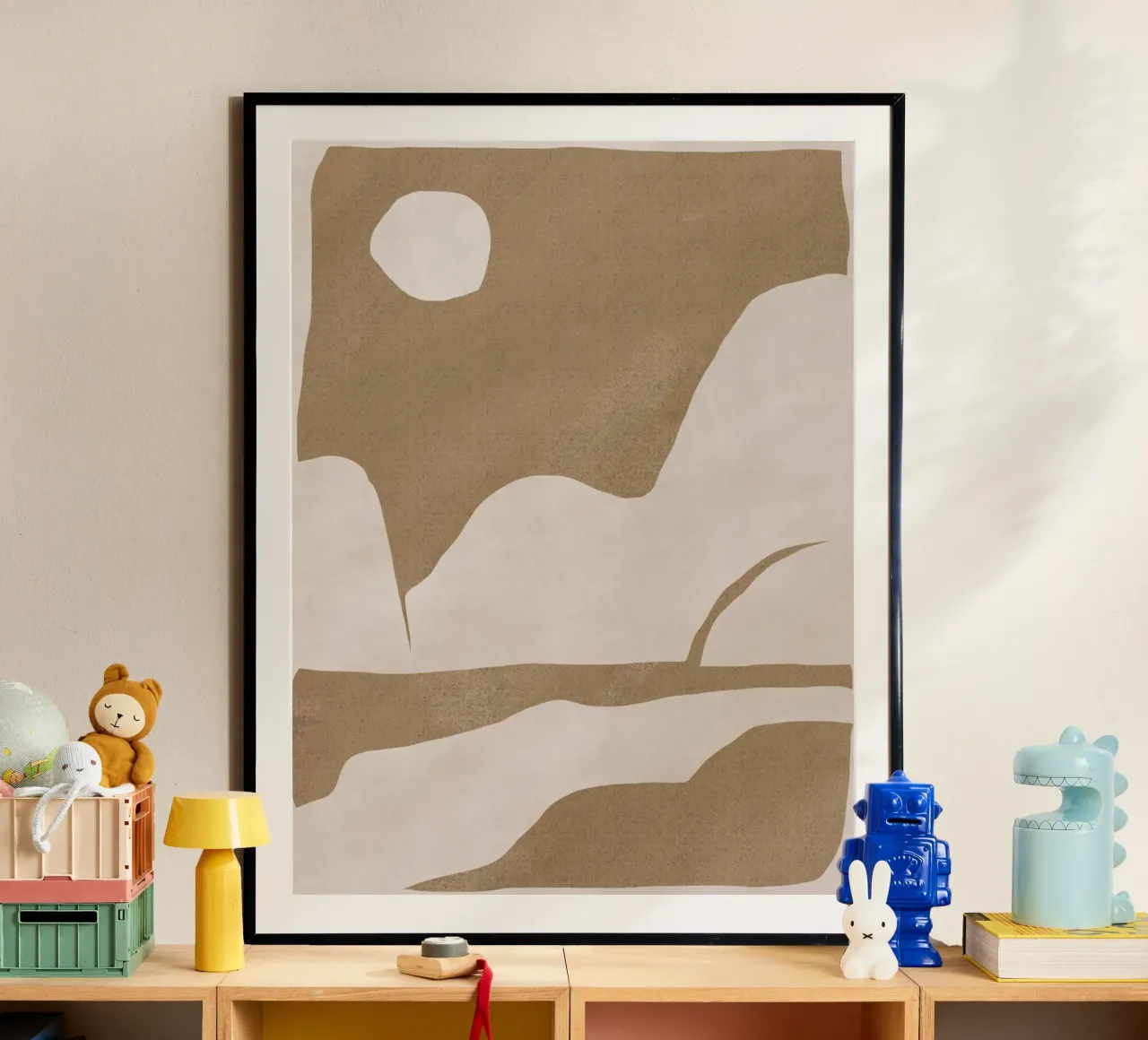 Minimal landscape cut out 02 hahnemühle by Little Dean