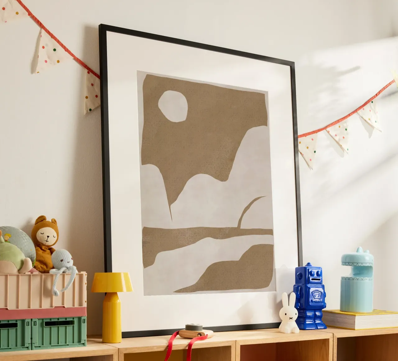Minimal landscape cut out 02 hahnemühle by Little Dean