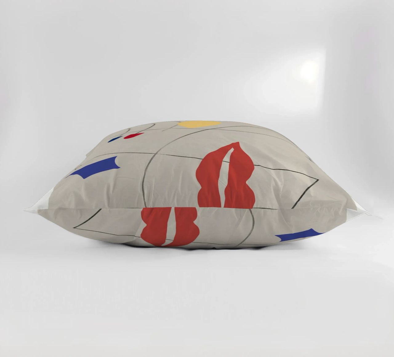 Composizione di forme minimali 02 cuscino da Little Dean