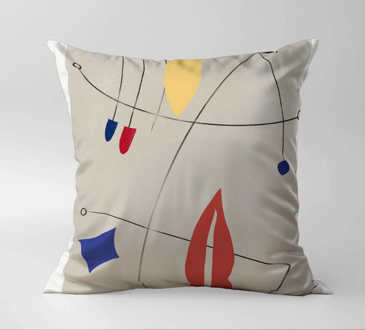 Composizione di forme minimali 02 cuscino da Little Dean