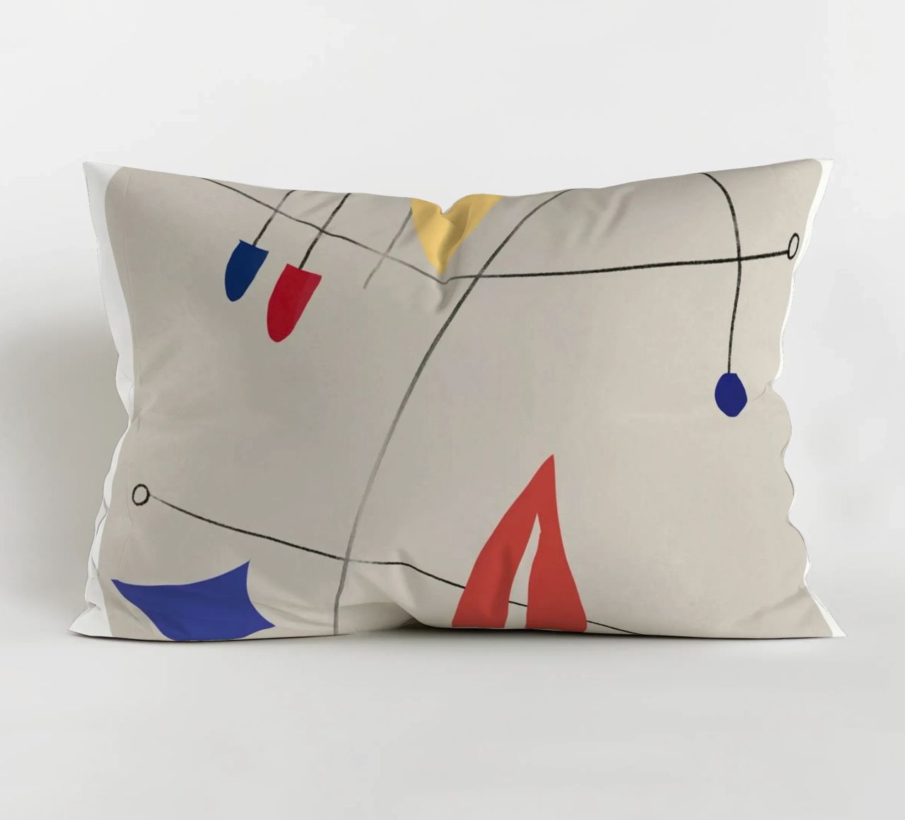 Composizione di forme minimali 02 cuscino da Little Dean