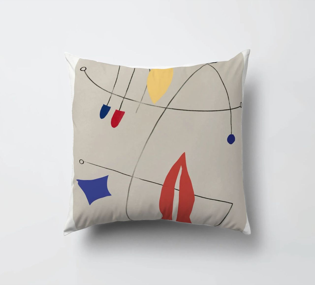 Composizione di forme minimali 02 cuscino da Little Dean