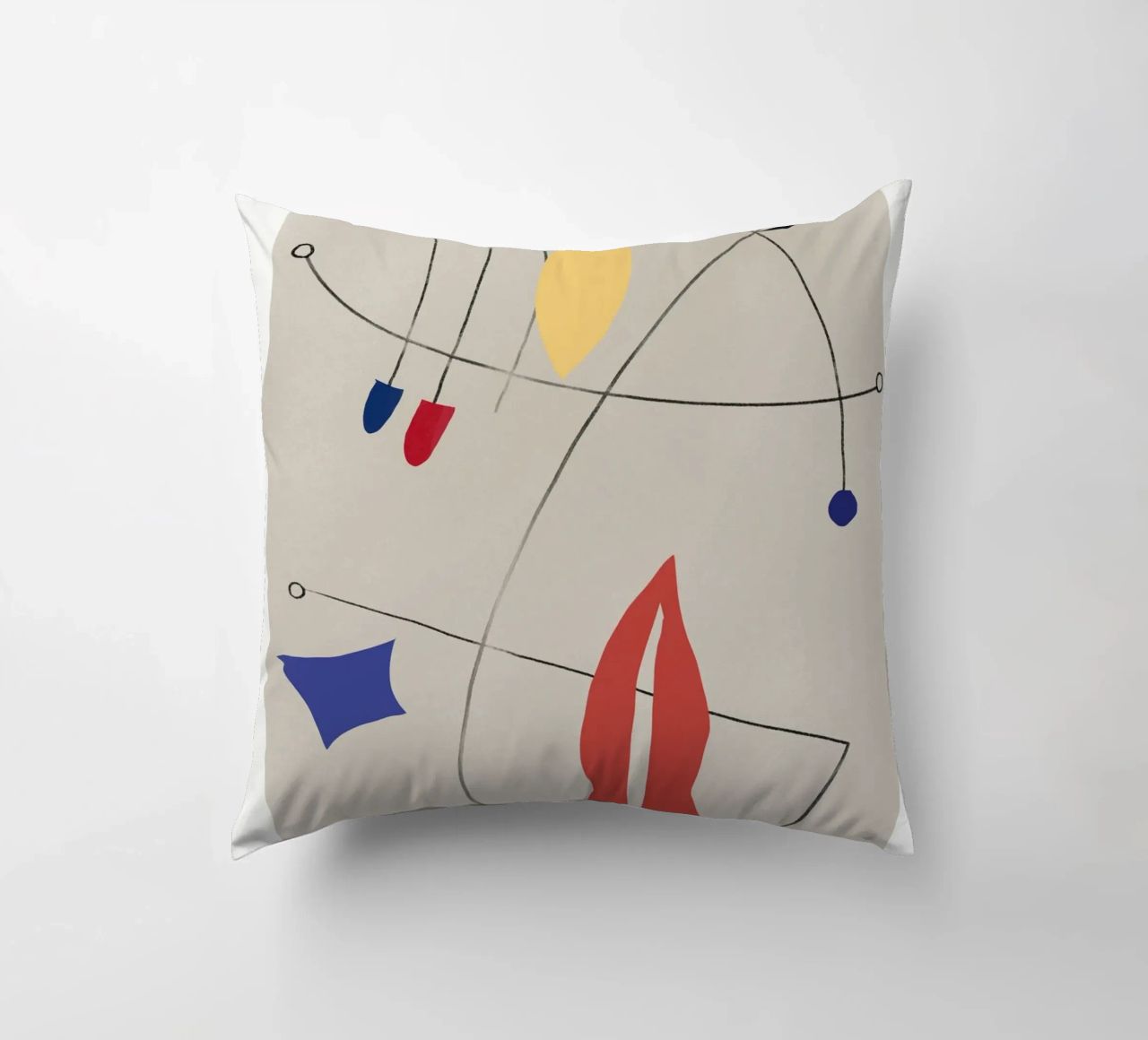 Composizione di forme minimali 02 cuscino da Little Dean