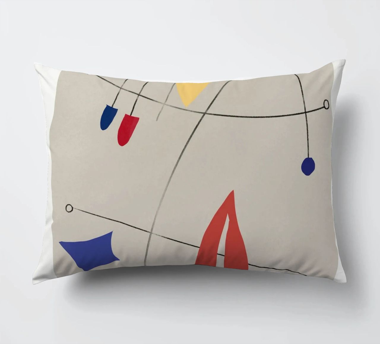 Composizione di forme minimali 02 cuscino da Little Dean