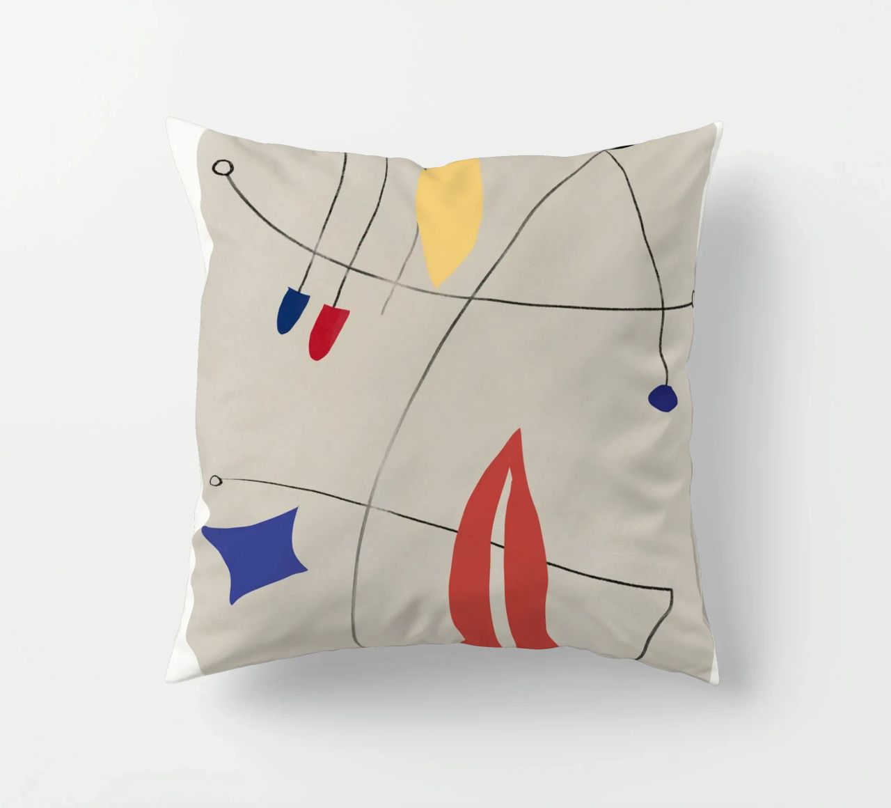 Composizione di forme minimali 02 cuscino da Little Dean
