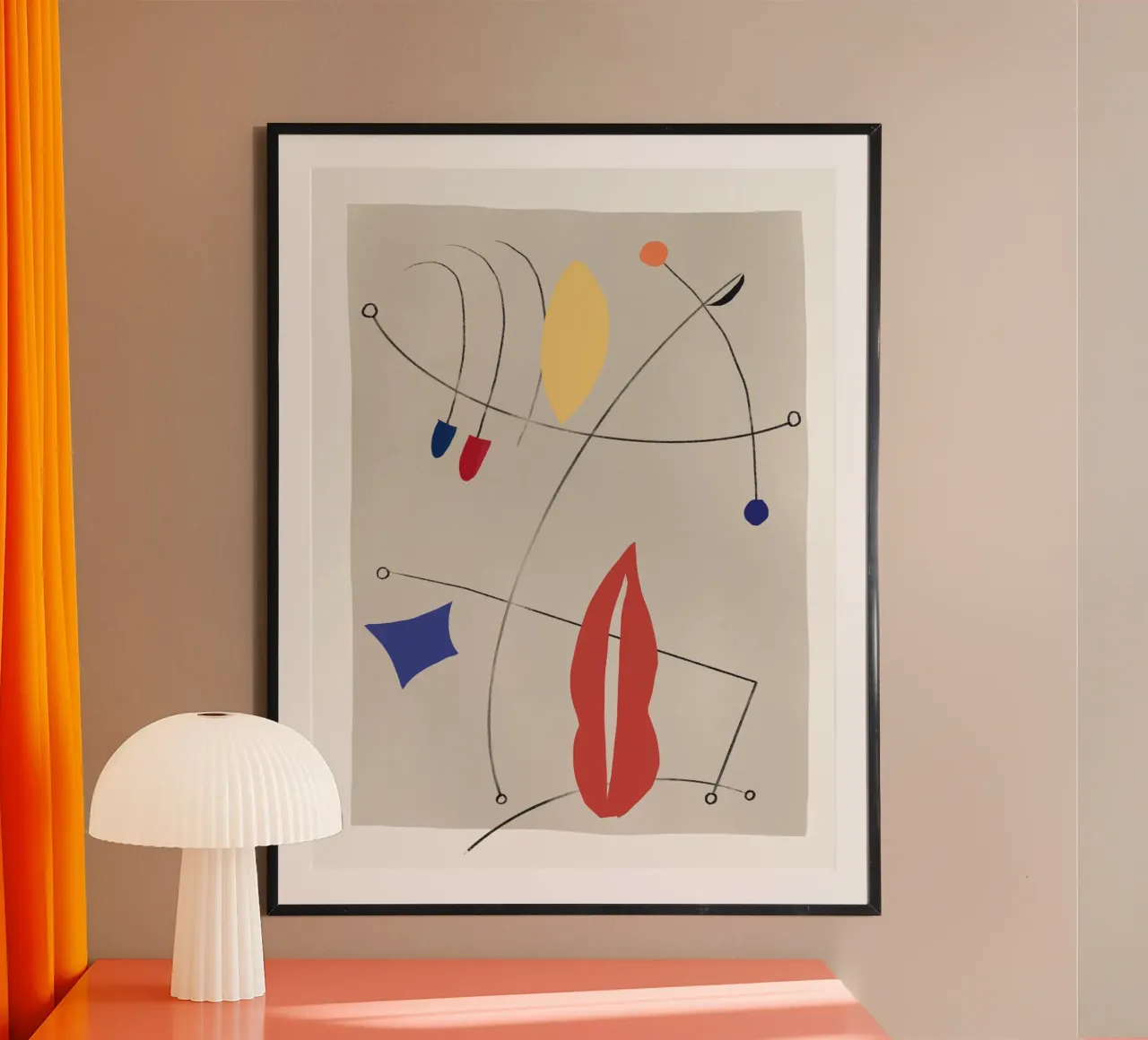 Composizione di forme minimali 02 poster da Little Dean