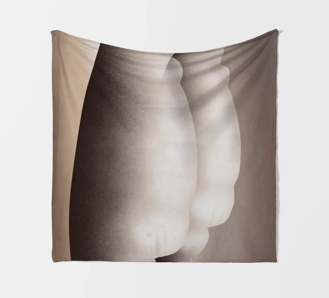 Cloud figurative fleece blanket by Little Dean