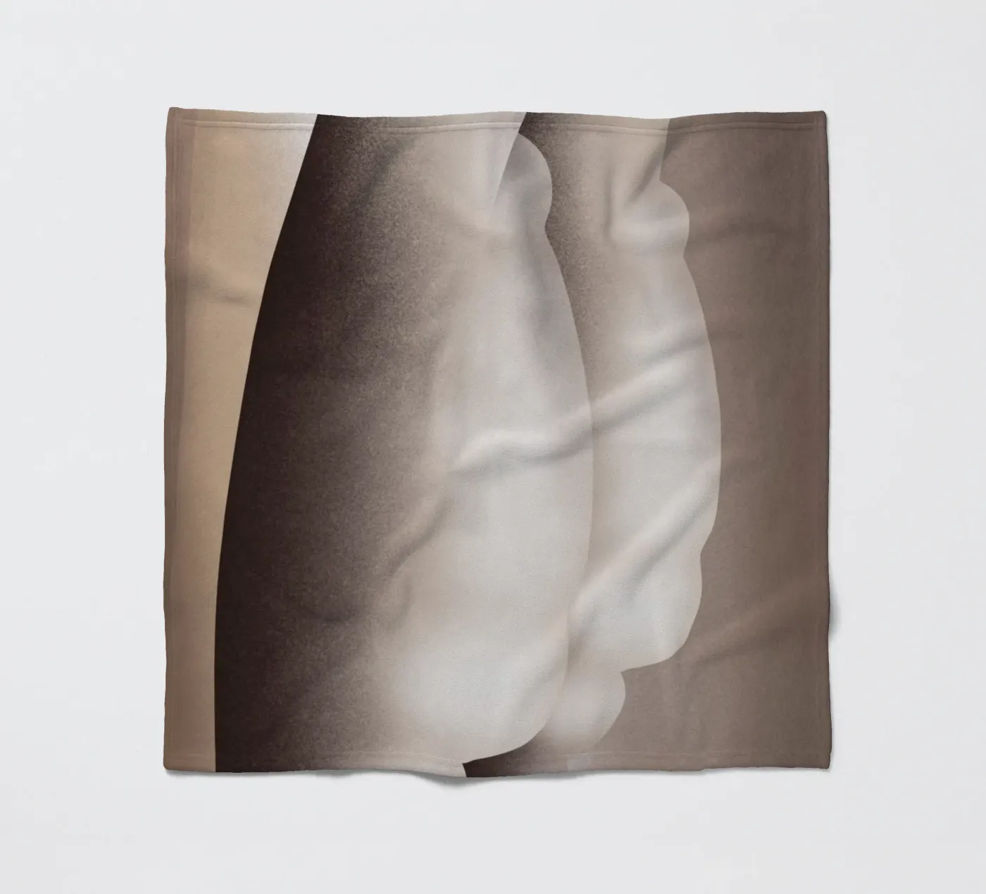 Cloud figurative fleece blanket by Little Dean