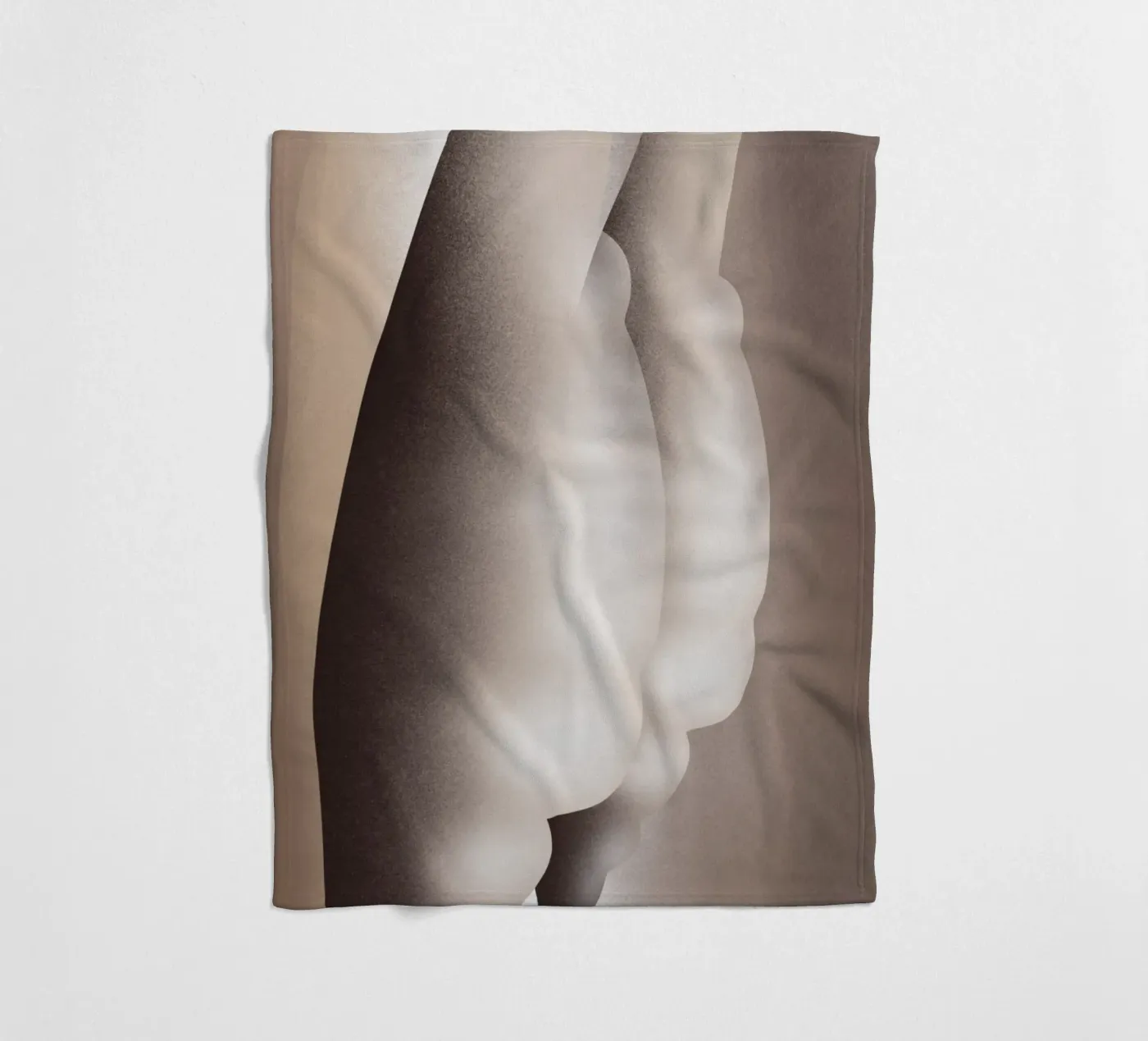 Cloud figurative fleece blanket by Little Dean