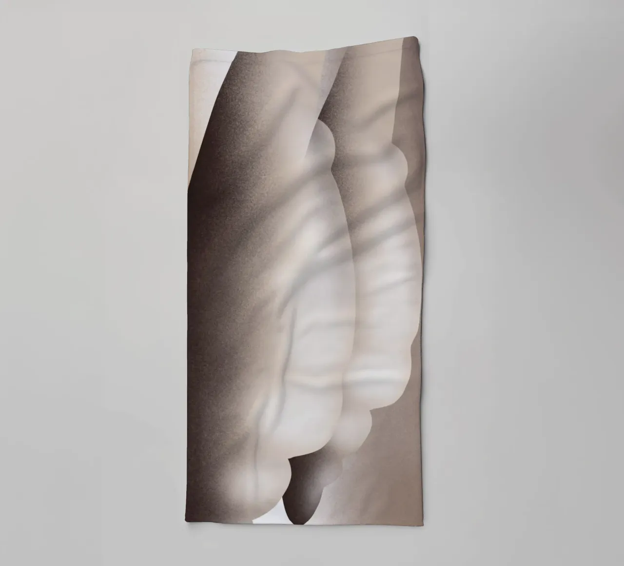 Cloud figurative towel by Little Dean
