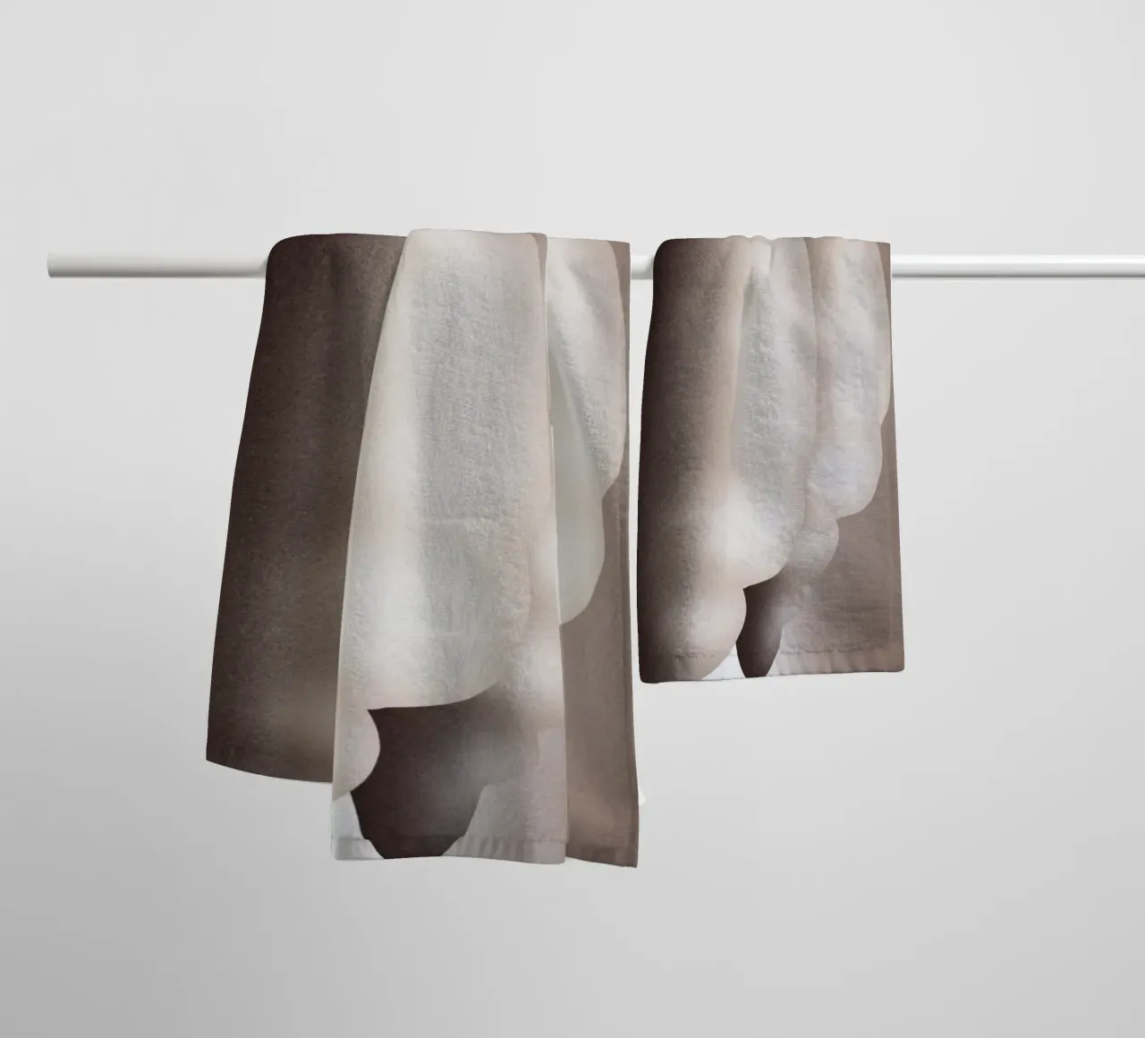 Cloud figurative towel by Little Dean