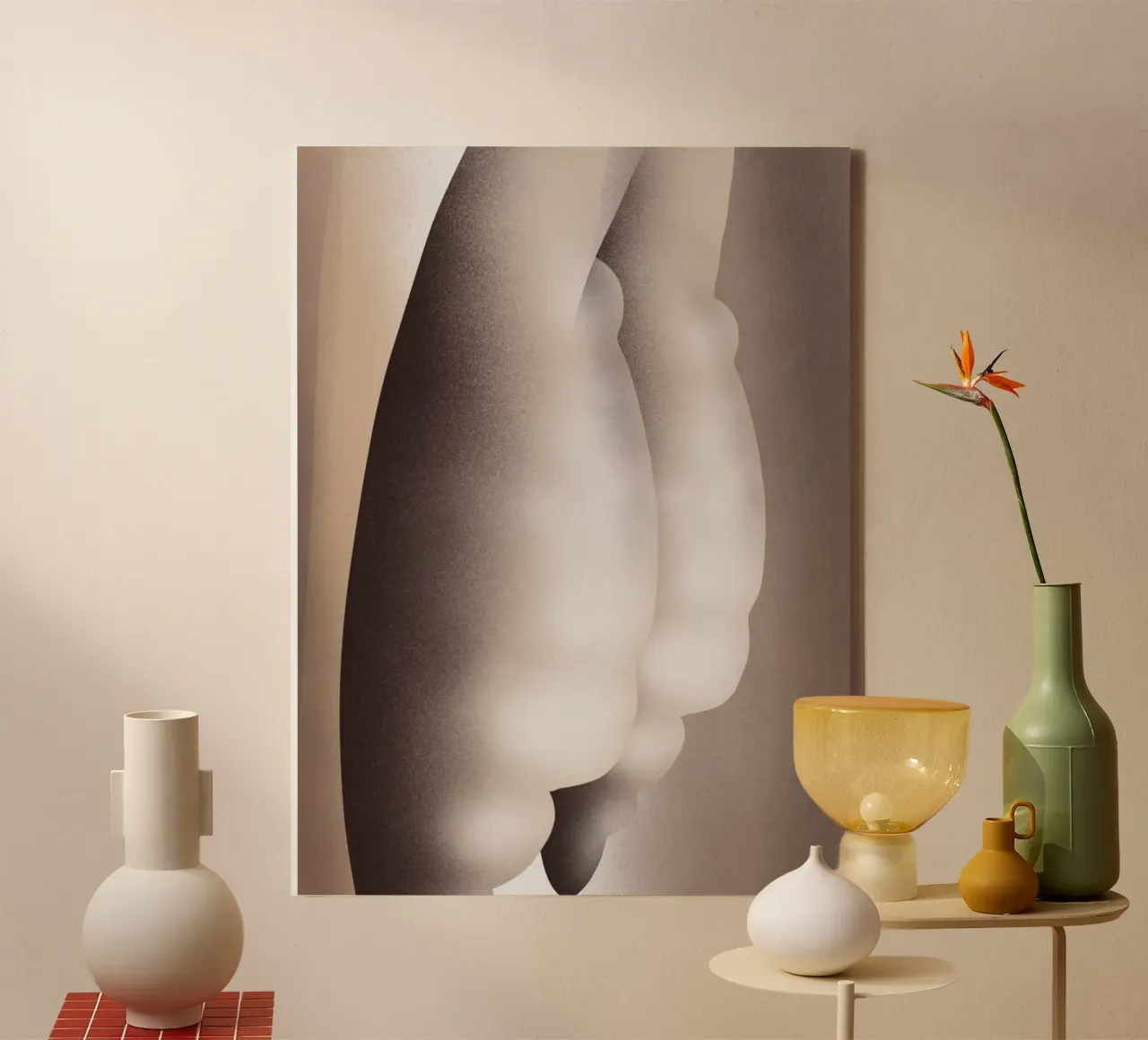 Cloud figurative canvas by Little Dean