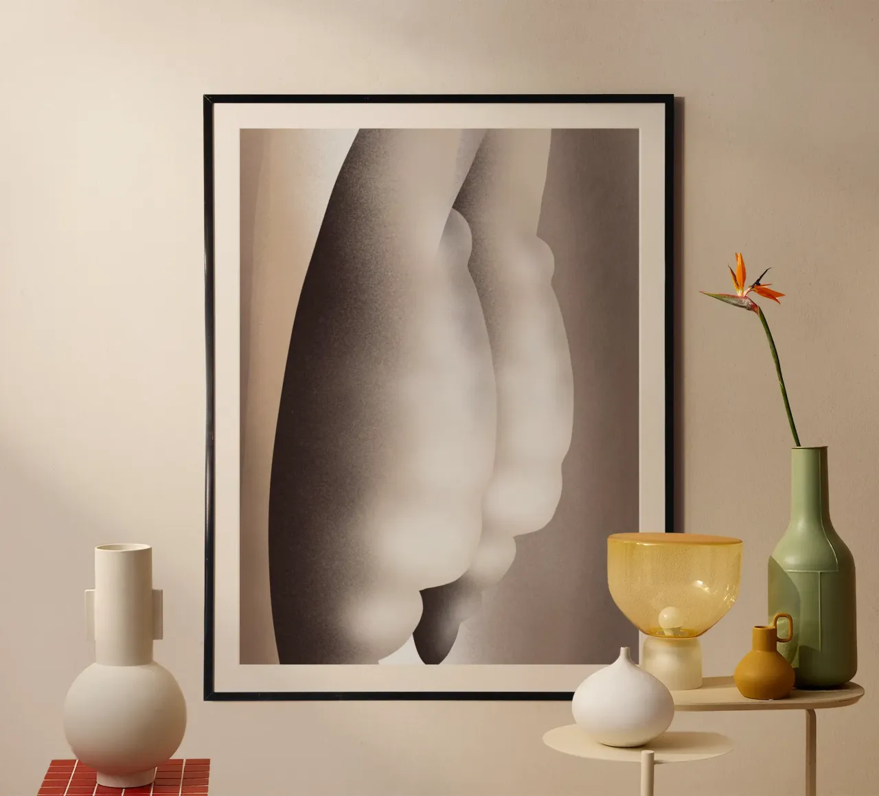Cloud figurative poster by Little Dean