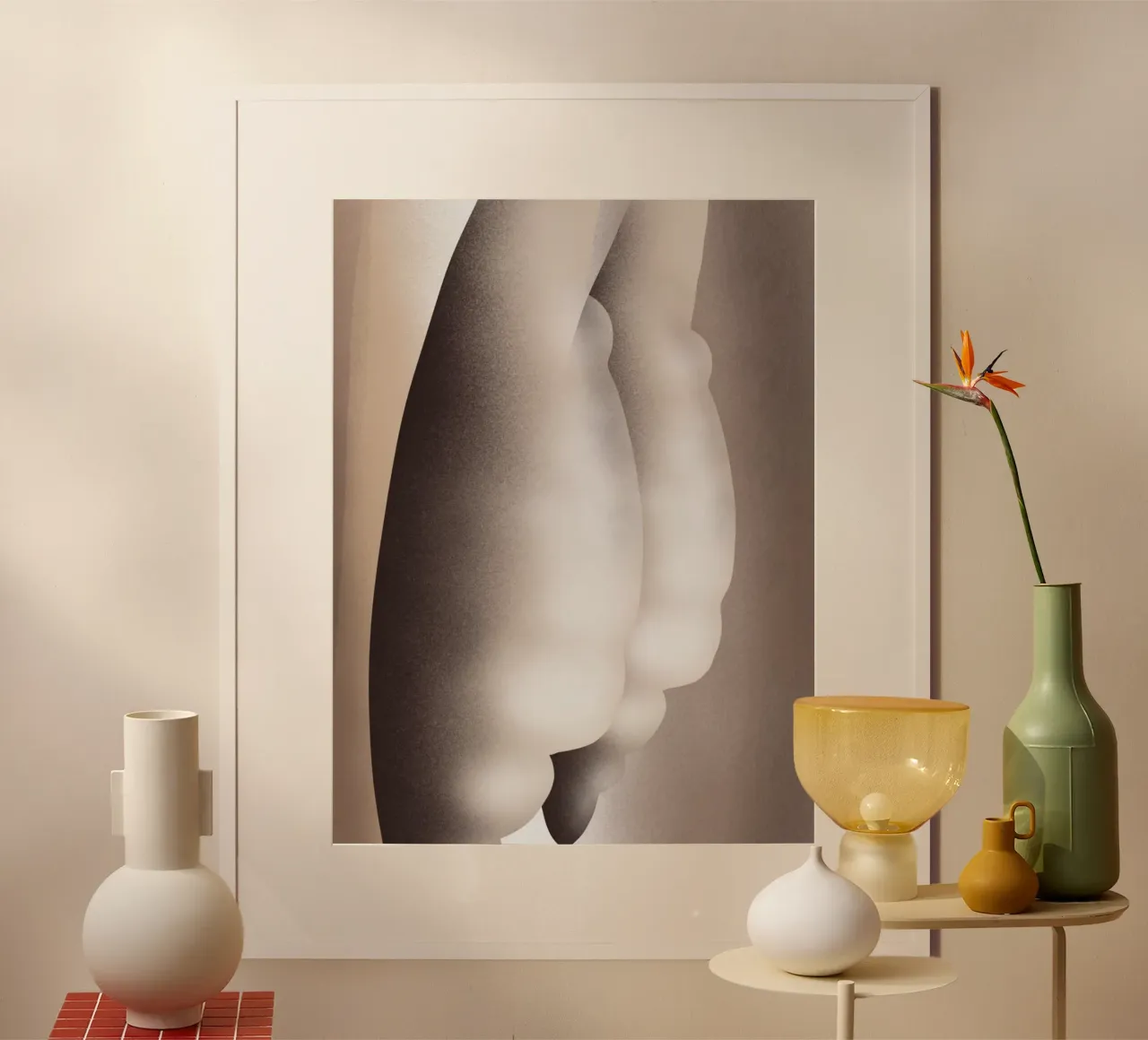 Cloud figurative poster by Little Dean