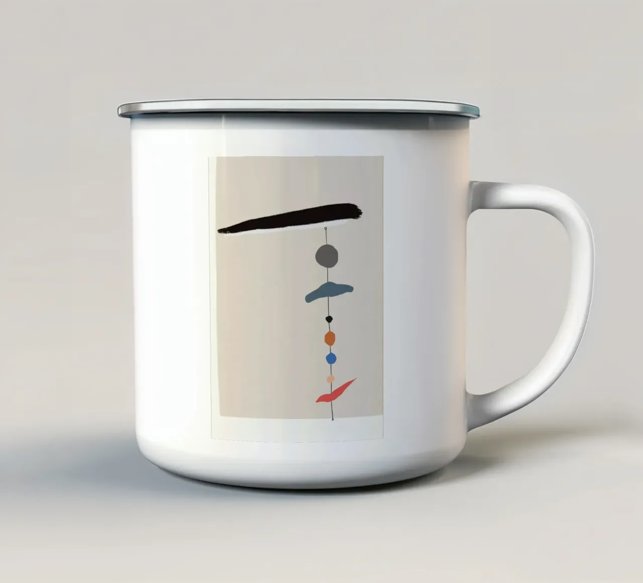 Composizione di mini forme Zen tazza in smalto da Little Dean