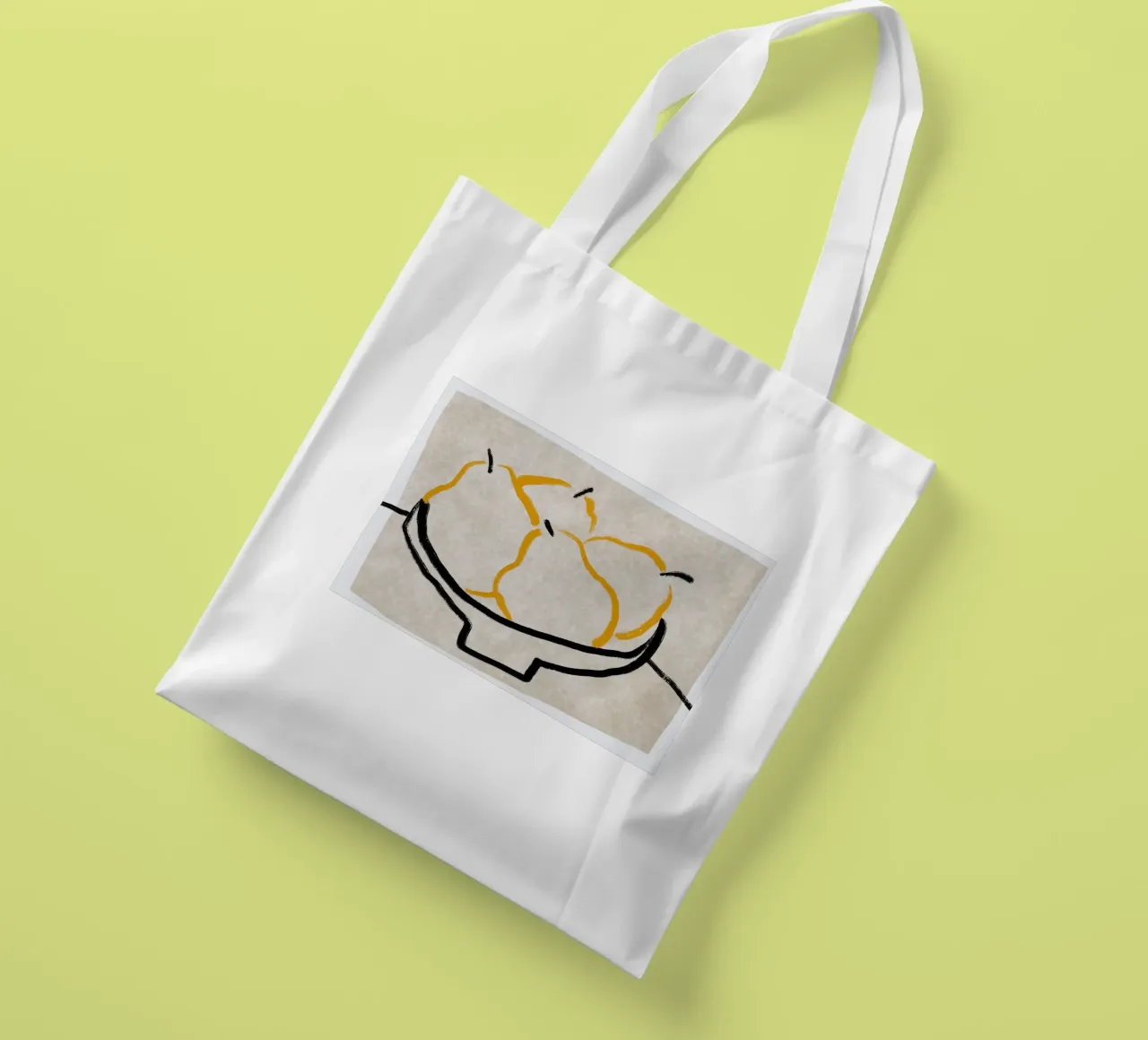 Quattro grandi pere borsa in juta da Little Dean