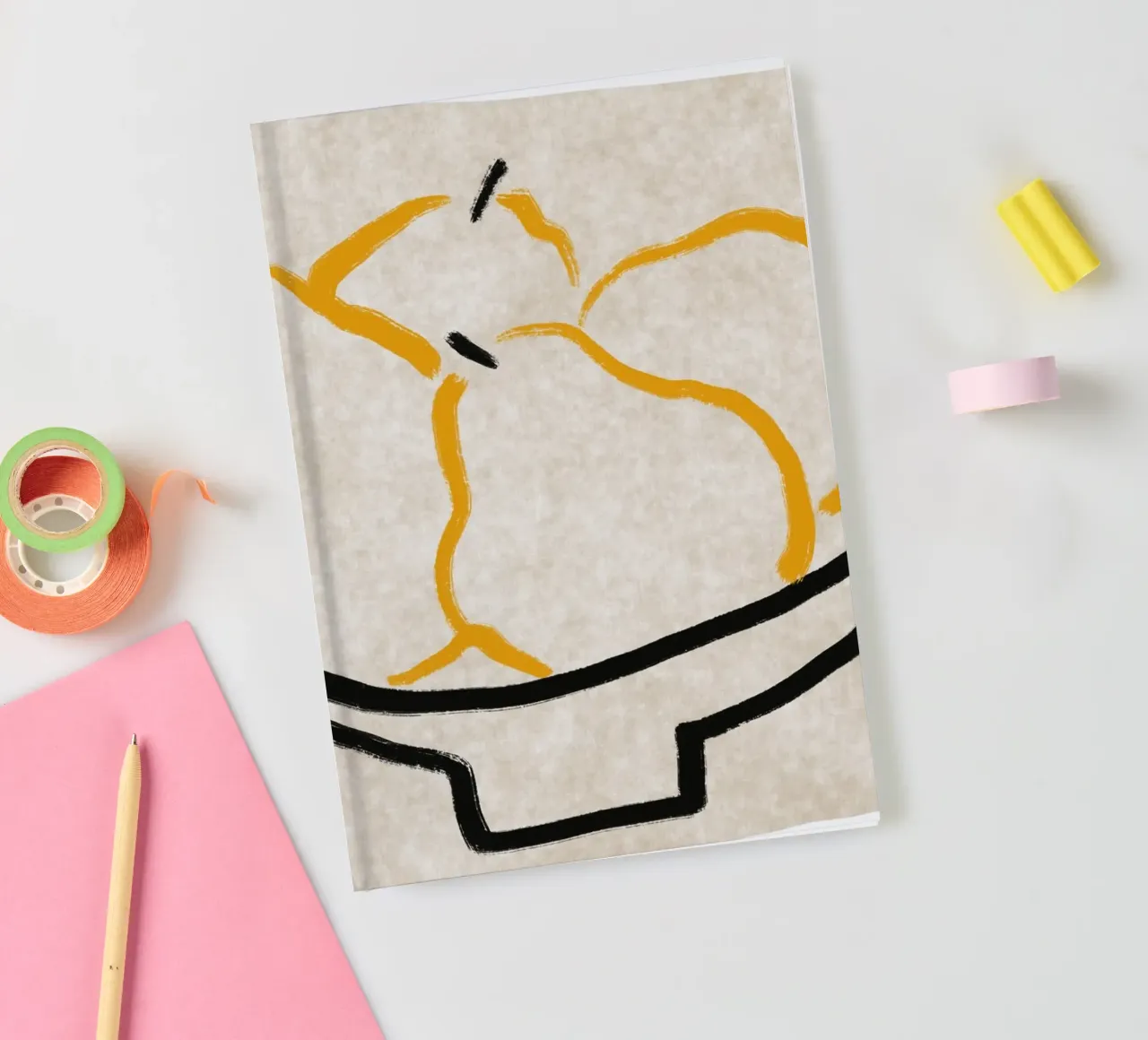 Four great pear notebook by Little Dean