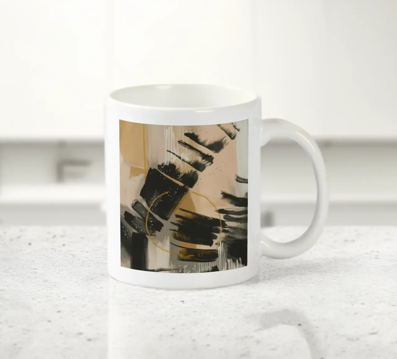 Ritmo dello scontro tra inchiostri tazza in ceramica da Monarch Arc