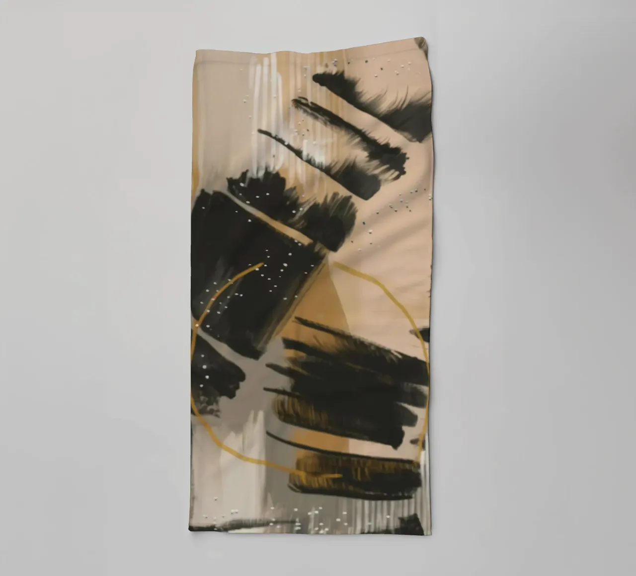 Ink Clash Rhythm towel by Monarch Arc