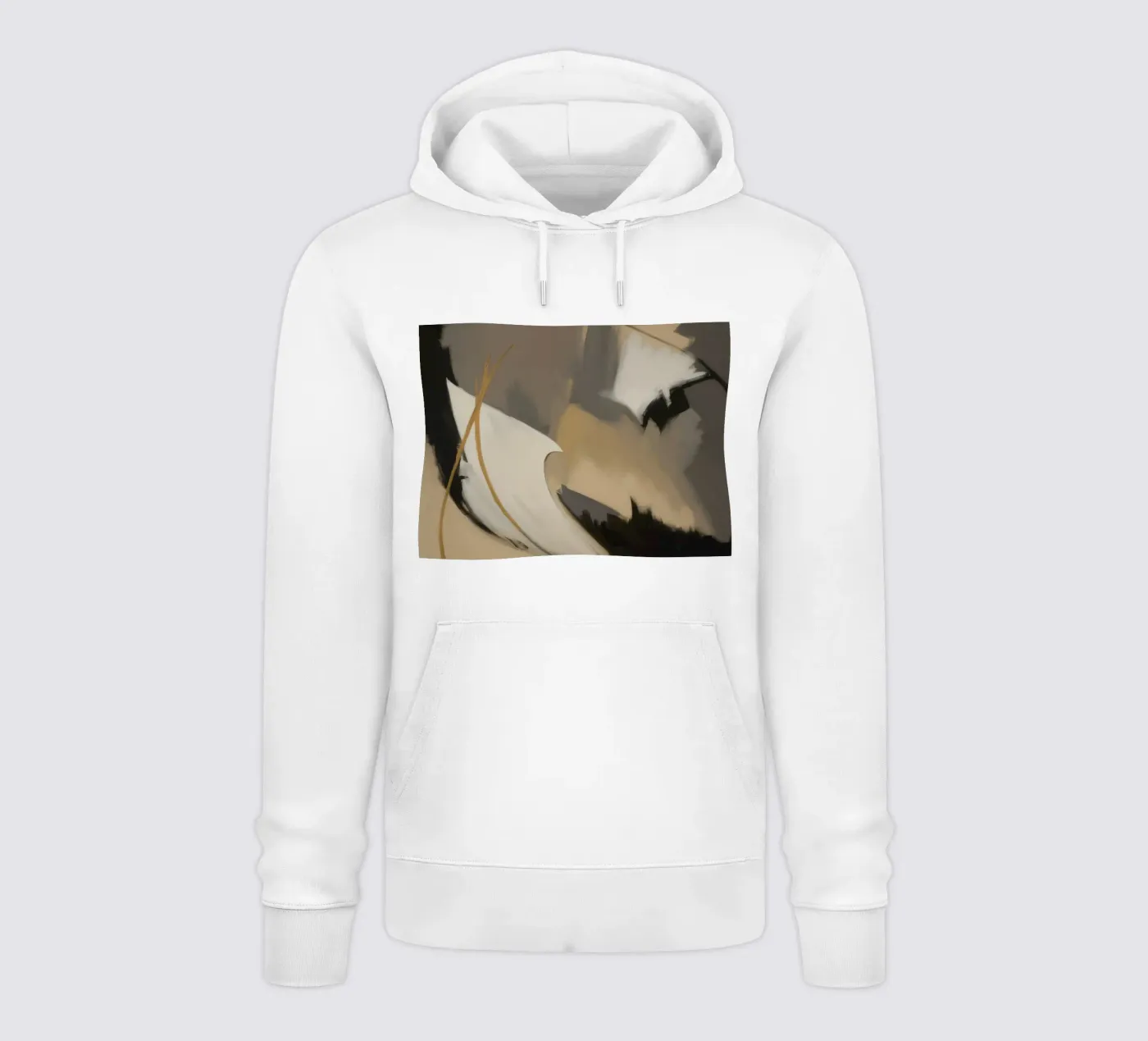 Split Silence Ember hoodie by Monarch Arc
