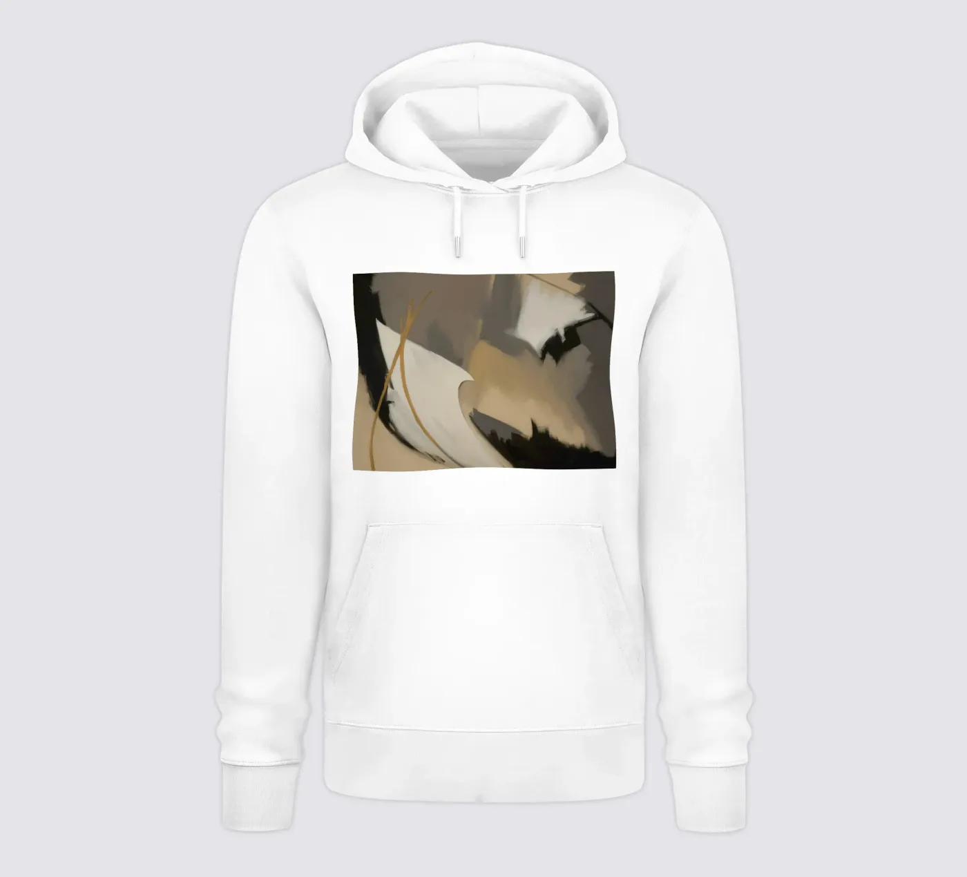 Split Silence Ember hoodie by Monarch Arc