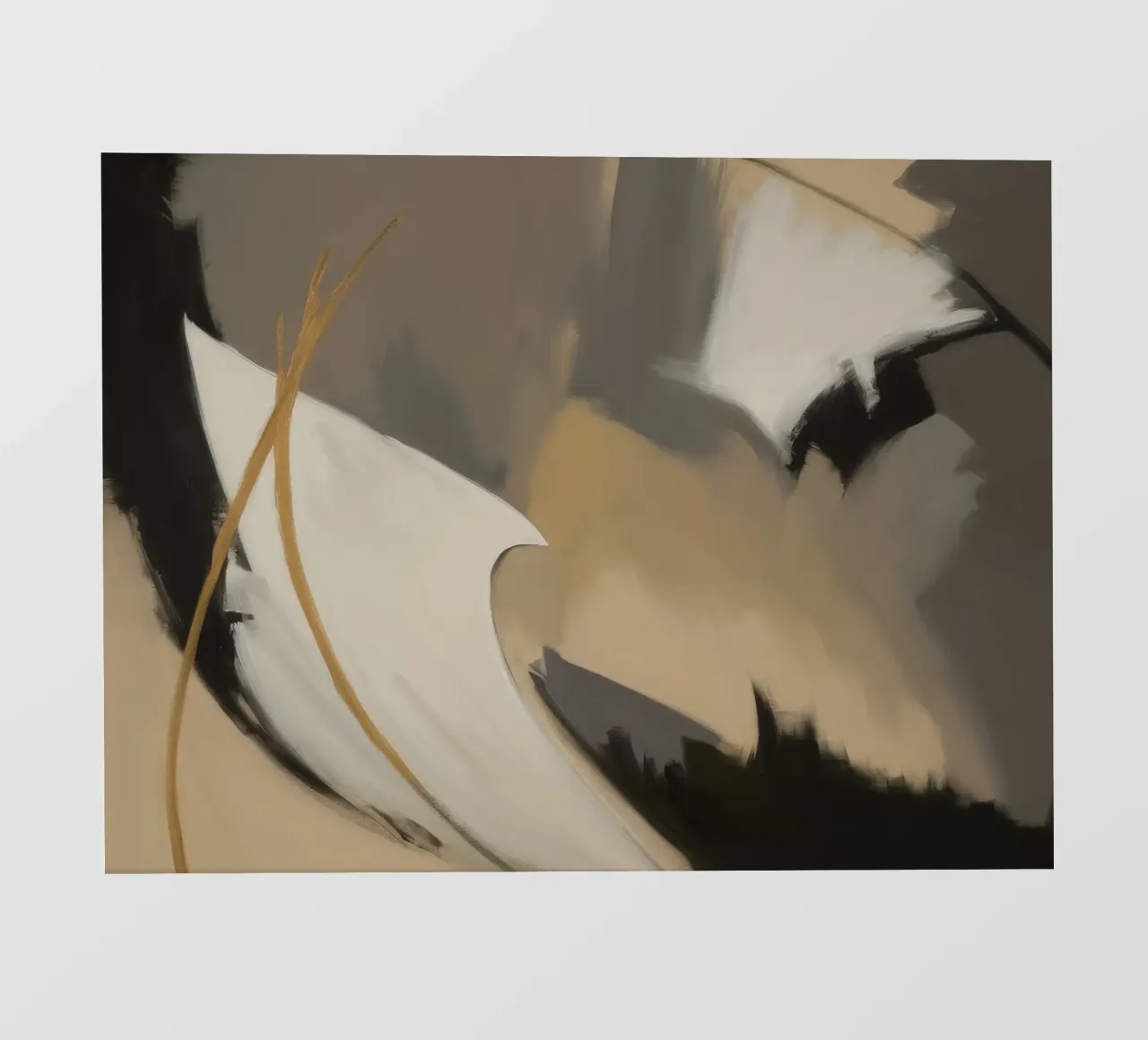 Gespleten stilte Ember fotobehang van Monarch Arc