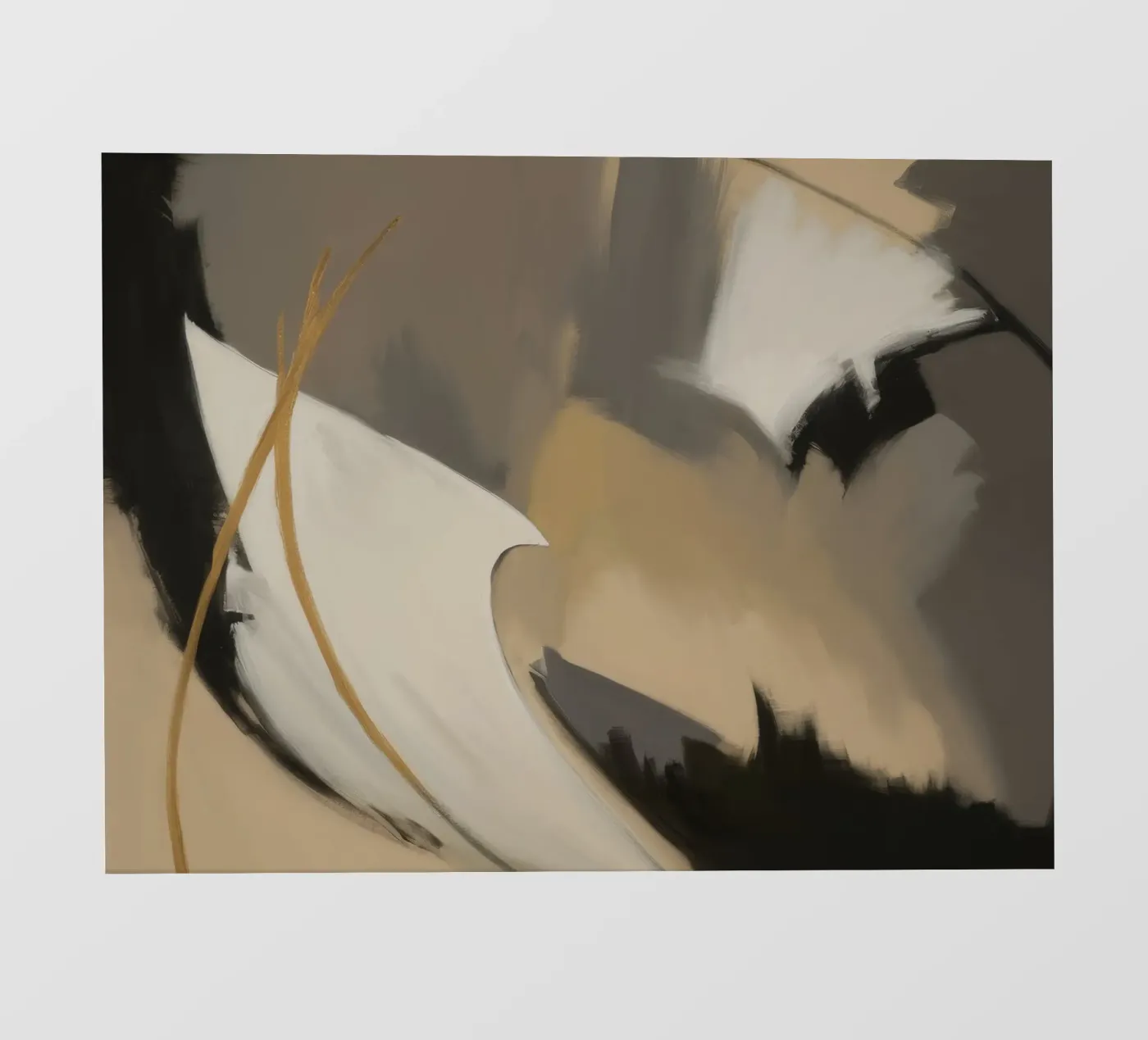 Split Silence Ember fotobehang van Monarch Arc