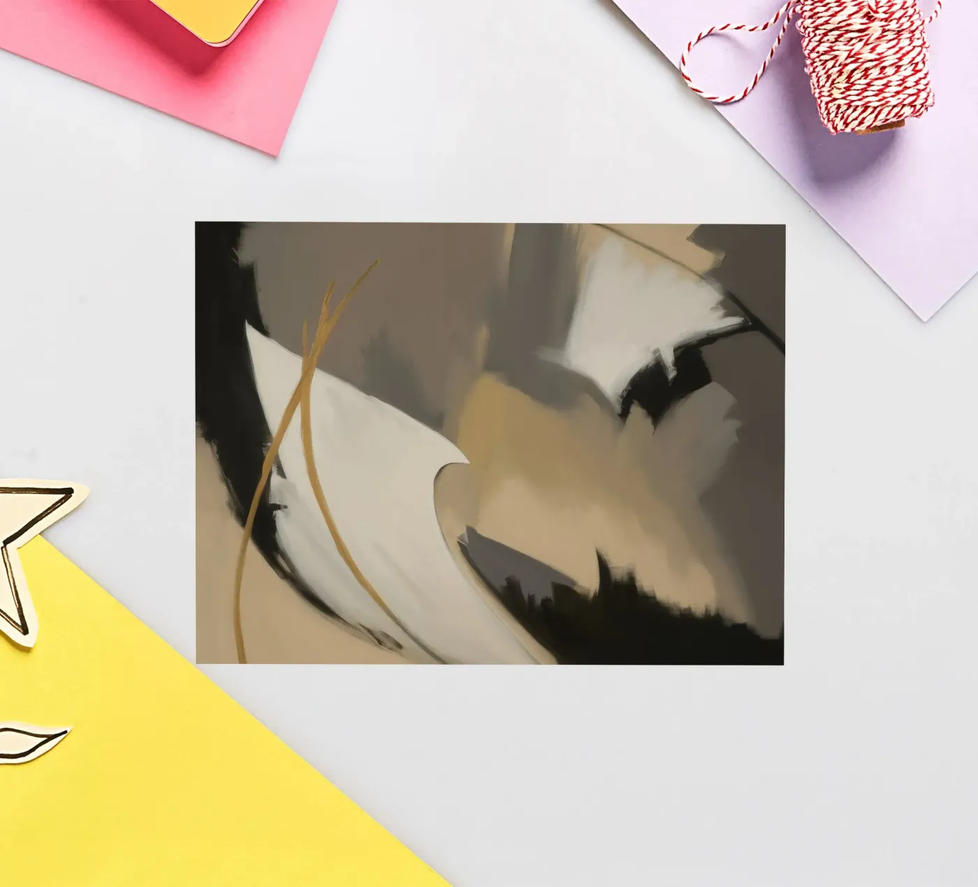 Split Silence Ember Sticker von Monarch Arc