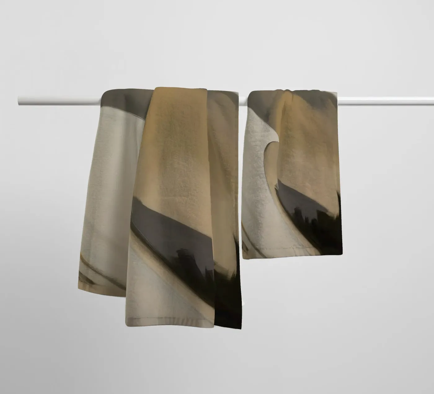 Gespleten stilte Ember badhanddoek van Monarch Arc