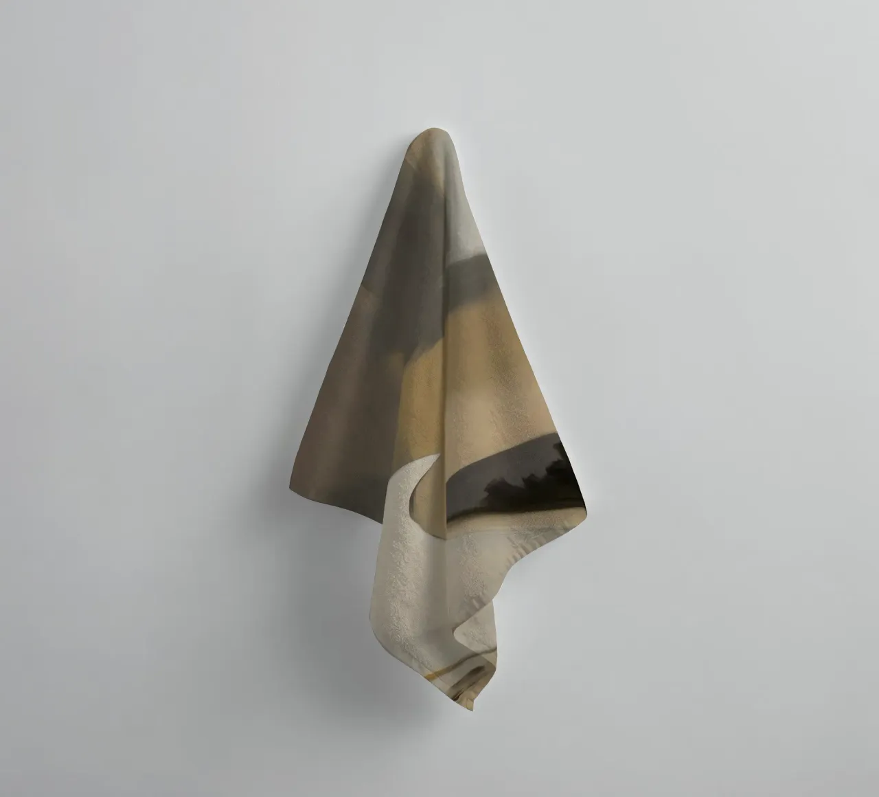 Split Silence Ember towel by Monarch Arc