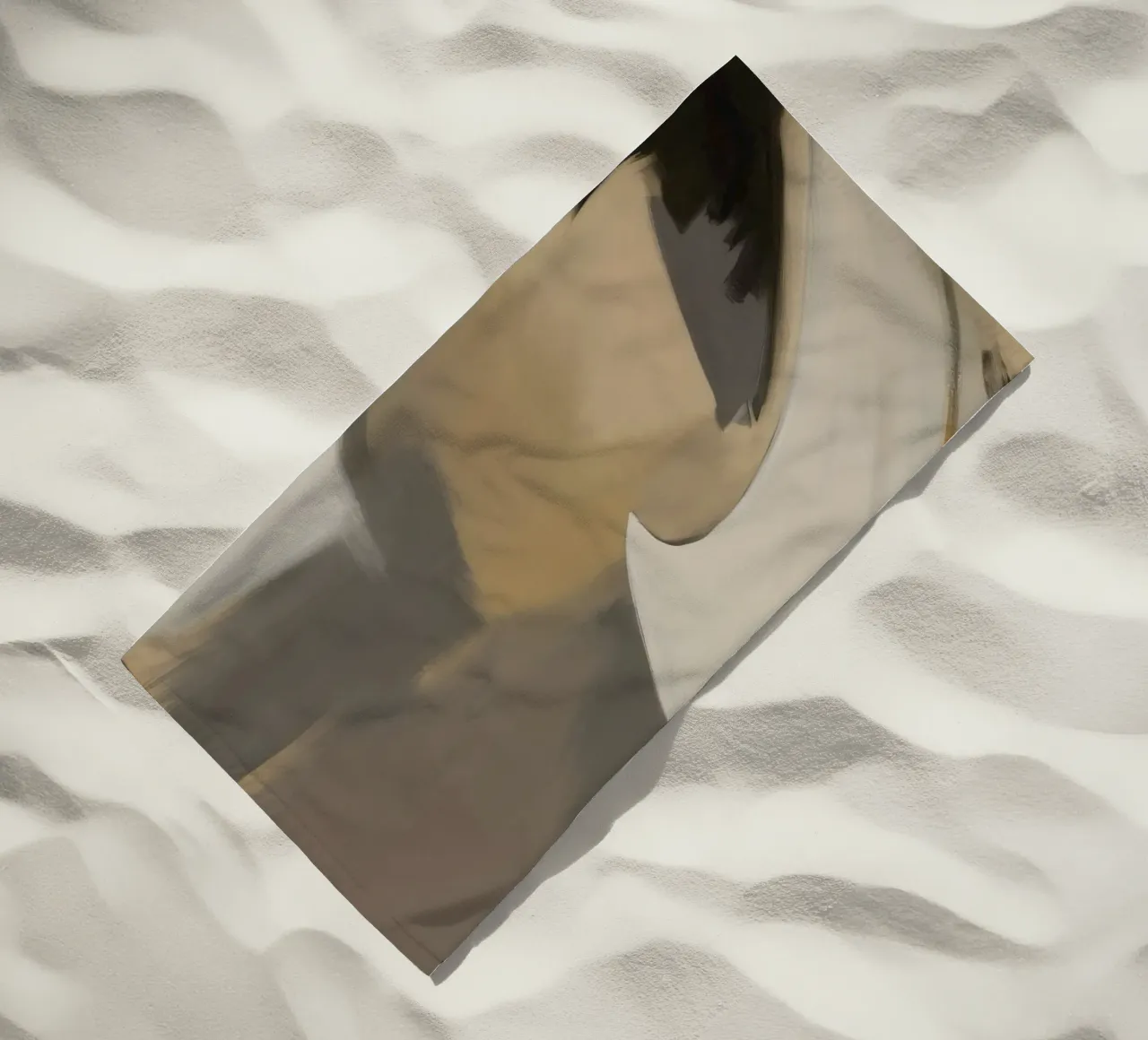 Gespleten stilte Ember strandhanddoek van Monarch Arc