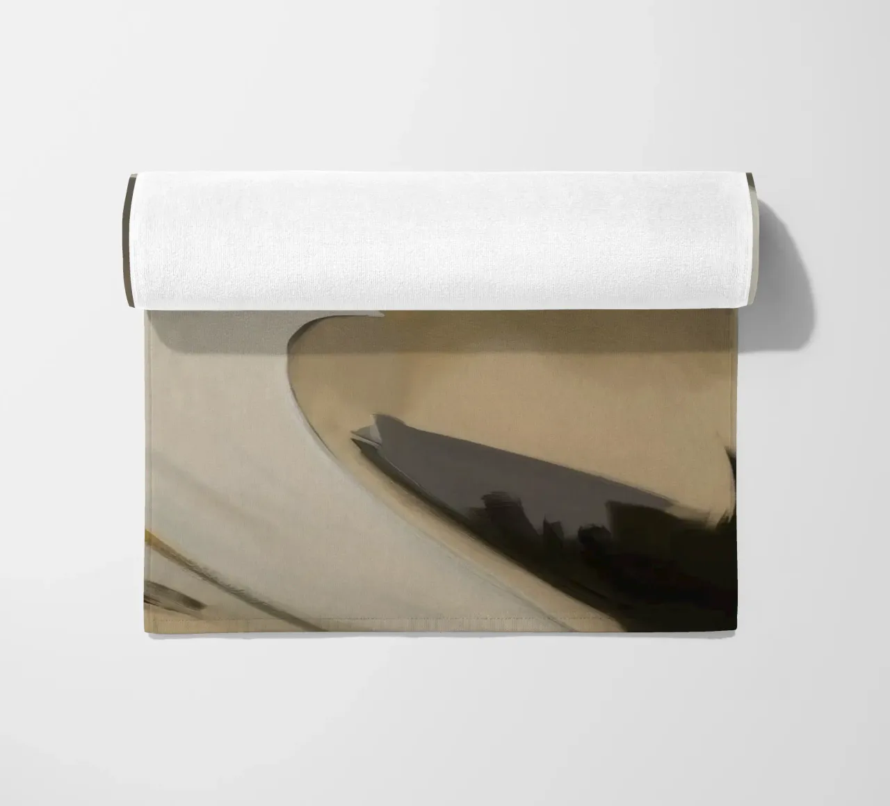 Gespleten stilte Ember strandhanddoek van Monarch Arc