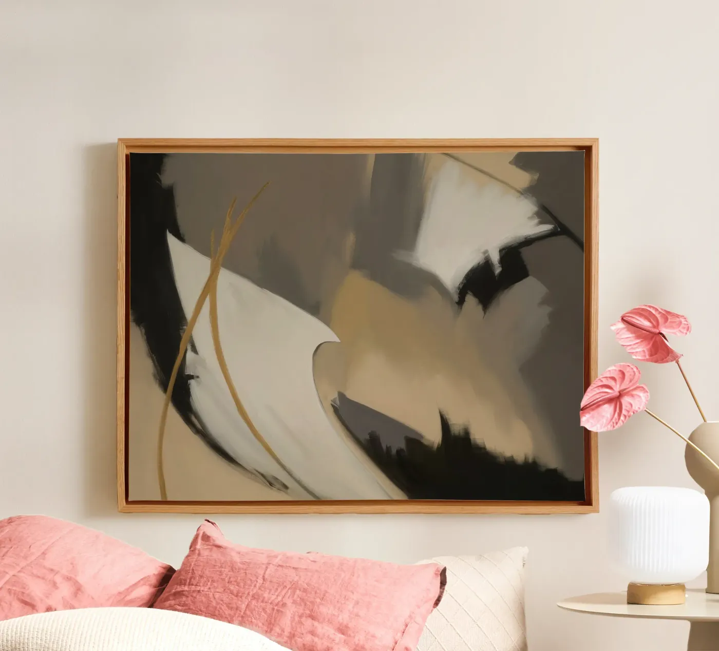 Split Silence Ember canvas by Monarch Arc