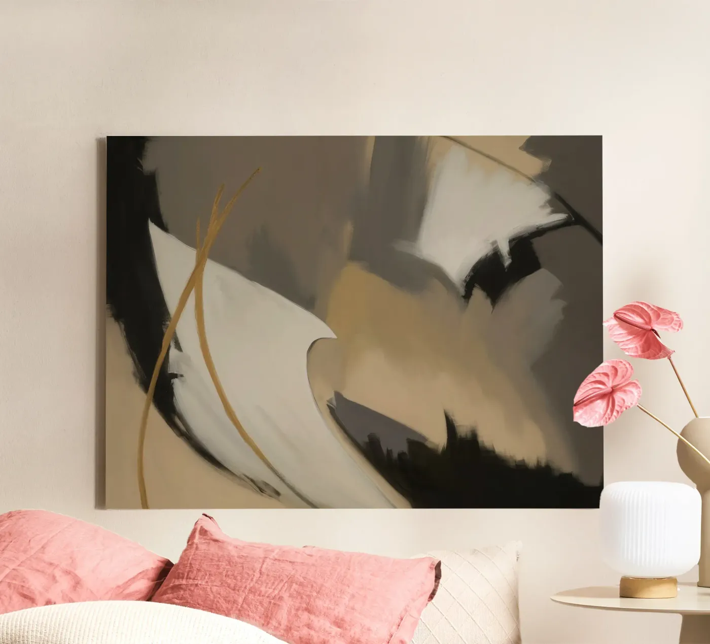 Split Silence Ember canvas van Monarch Arc