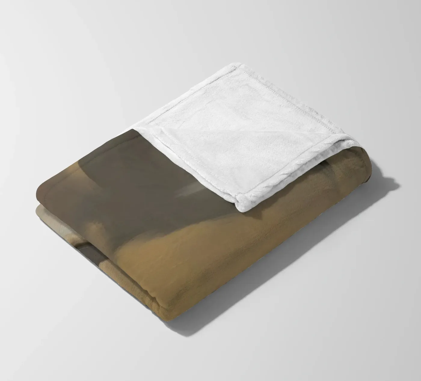 Split Silence Ember fleece blanket by Monarch Arc