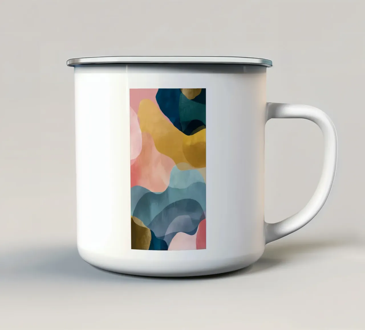 Candywave Dream Melt enamel mug by Monarch Arc