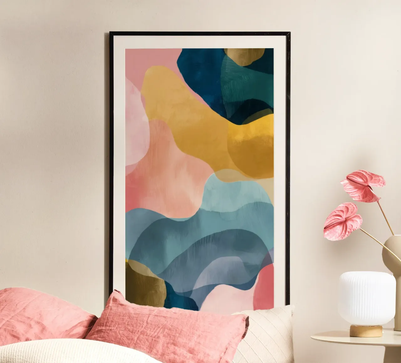 Candywave Dream Melt poster con telaio in plastica da Monarch Arc