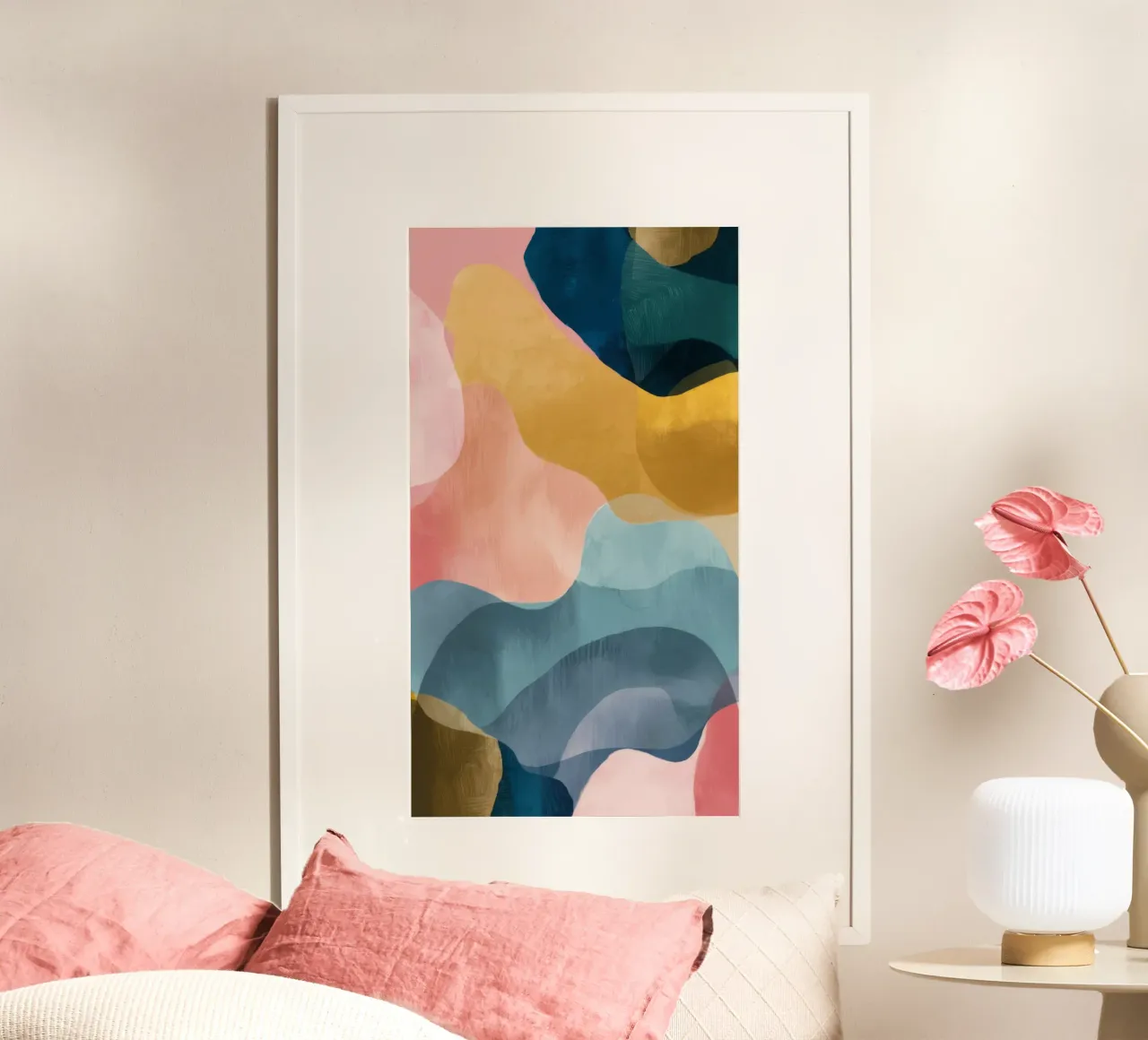 Candywave Dream Melt poster con telaio in plastica da Monarch Arc