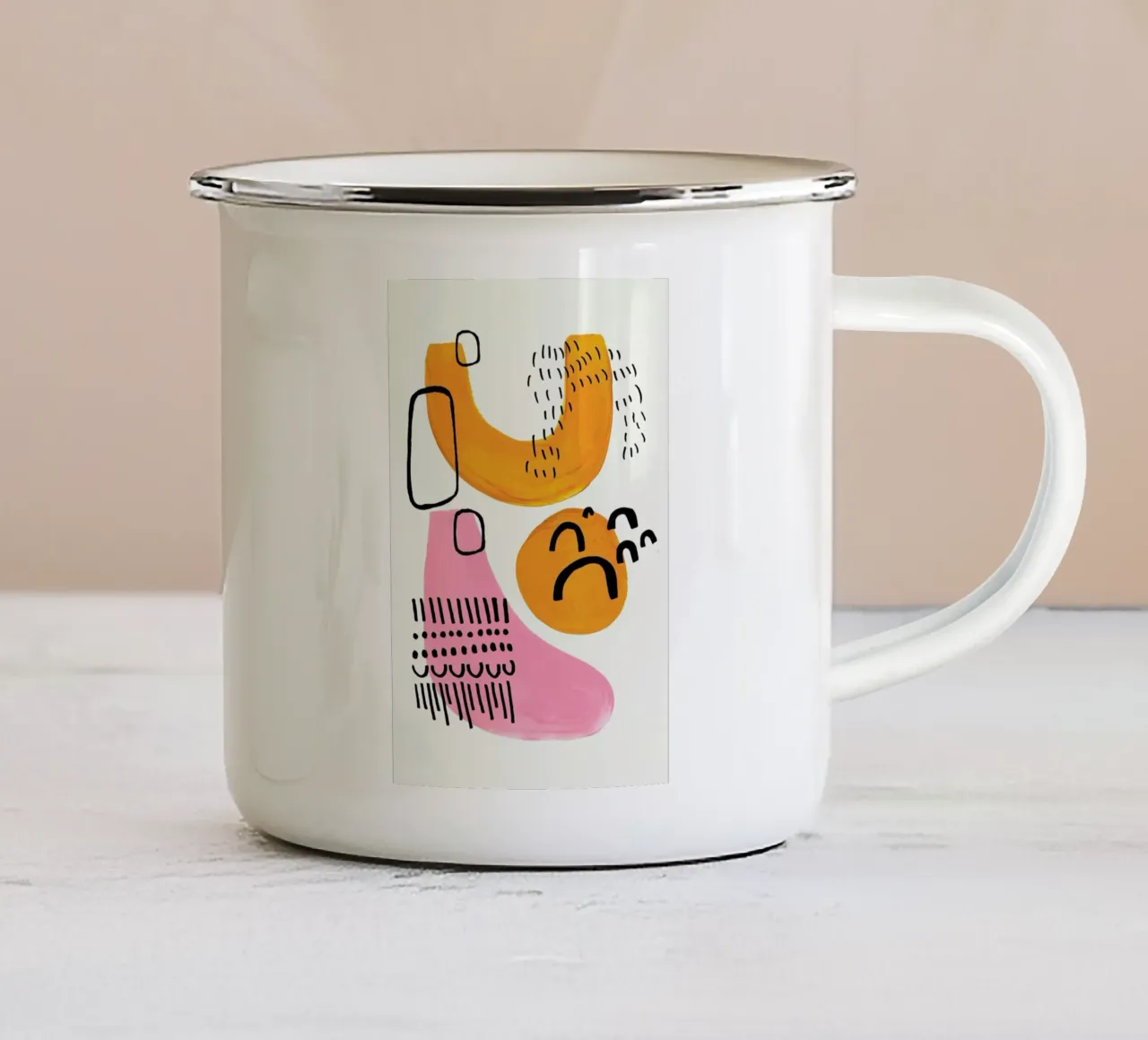 Sun Fun taza de esmalte de EnShape