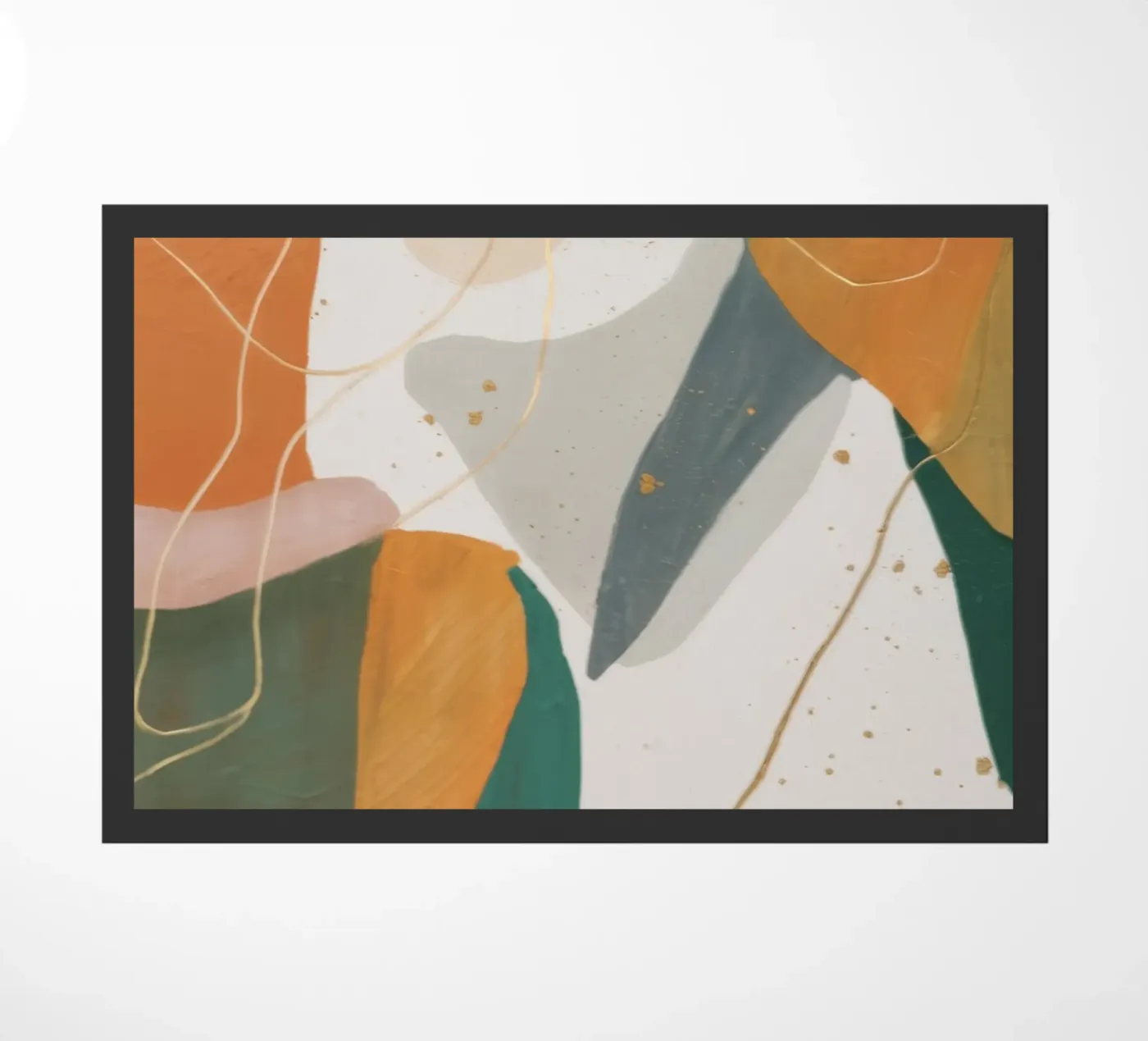 Silhouet zonsonderganglus deurmat van Monarch Arc